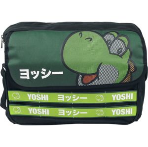 Super Mario Yoshi Taška pres rameno zelená/cerná
