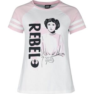 Star Wars Rebel Dámské tričko bílá/ružová
