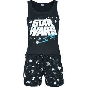 Star Wars Light Side Space pyžama černá