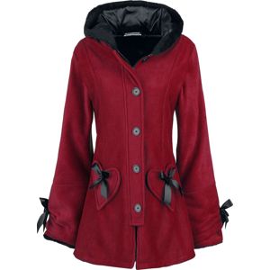 Poizen Industries Kabát Alison Dívcí kabát červená