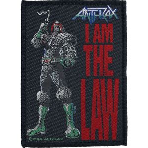 Anthrax I Am The Law nášivka vícebarevný