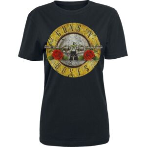 Guns N' Roses Bullet Logo Distressed Dámské tričko černá