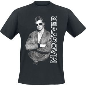MacGyver Looking Cool! Tričko černá