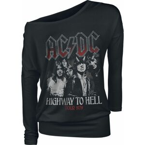 AC/DC Highway To Hell Tour 1979 Dámské tričko s dlouhými rukávy černá