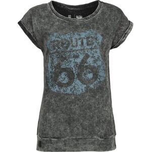 Rock Rebel by EMP Rock Rebel X Route 66 - T-Shirt Dámské tričko černá