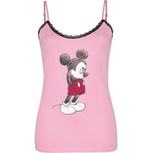 Mickey & Minnie Mouse Minni Maus Dámský top světle růžová