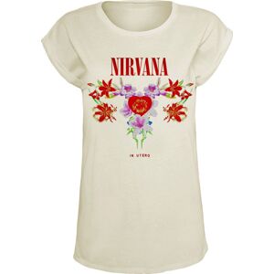 Nirvana In Utero Floral Dámské tričko béžová