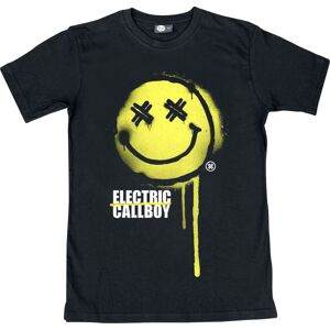 Electric Callboy Metal Kids - Spray Smiley detské tricko černá