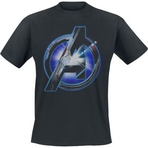 Avengers Tech Logo Tričko černá