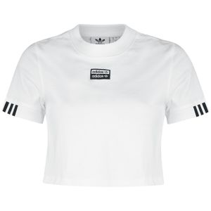 Adidas Cropped tričko dívcí tricko bílá