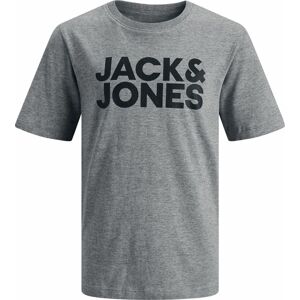 Jack & Jones Corp Logo detské tricko šedá