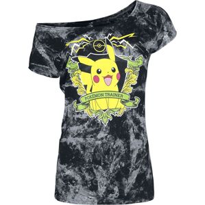 Pokémon Pikachu - Pokémon Trainer Dámské tričko černá