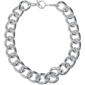 Urban Classics Lesklý řetízkový náhrdelník Náhrdelník - řetízek stríbrná