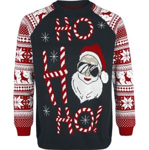 Ugly Christmas Sweater Ho Ho Ho Pletený svetr vícebarevný