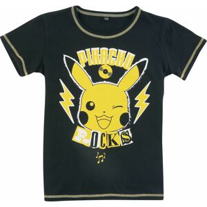 Pokémon Kids - Pikachu - Rocks Dětská pyžama cerná/žlutá