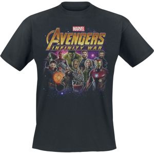 Avengers Group Tričko černá