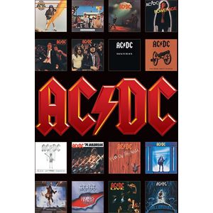 AC/DC Album covers plakát vícebarevný