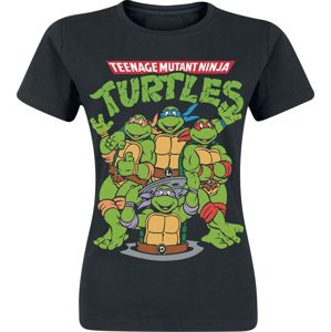 Teenage Mutant Ninja Turtles Group Dámské tričko černá