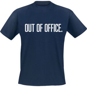 Sprüche Out Of Office Tričko modrá