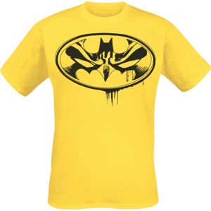 Batman Face in Symbol tricko žlutá