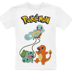 Pokémon Kids - Original Trio detské tricko bílá