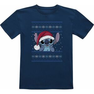 Lilo & Stitch Kids - Christmas Stitch detské tricko modrá