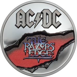 AC/DC The Razors Edge Mince stríbrná