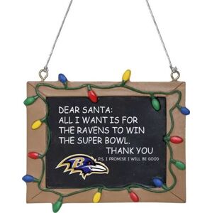 NFL Baltimore Ravens - Tafelschild Vánocní ozdoba - koule vícebarevný