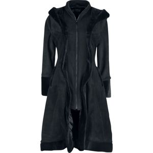 Poizen Industries Tallulah Coat Dívcí kabát černá