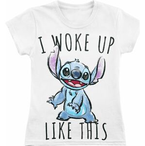 Lilo & Stitch Kids - I Woke Up Like This detské tricko bílá