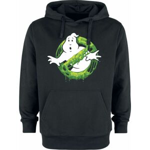 Ghostbusters Ghost Logo Mikina s kapucí černá