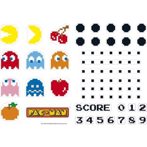 Pac-Man Characters & Maze - Stickers sada nálepek vícebarevný