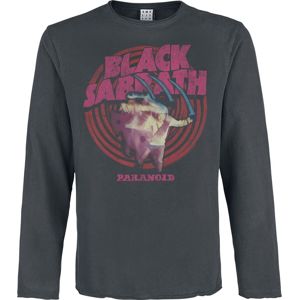 Black Sabbath Amplified Collection - Paranoid tricko s dlouhým rukávem charcoal