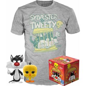Looney Tunes Sylvester & Tweety - POP! & tričko Sberatelská postava standard