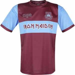 Iron Maiden West Ham Home Jersey Tričko cervená/modrá