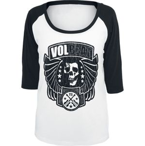 Volbeat Skull N Stars dívcí triko s dlouhými rukávy černá