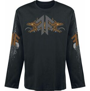 Amon Amarth Fafner's Gold Tričko s dlouhým rukávem černá