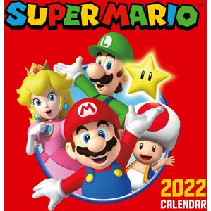 Super Mario Nástěnný kalendář 2022 Nástenný kalendář vícebarevný