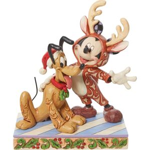 Mickey & Minnie Mouse Micky & Pluto - Festive Friends Sberatelská postava vícebarevný