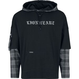 Lionheart EMP Signature Collection - Oversize Tričko s dlouhým rukávem cerná/šedá