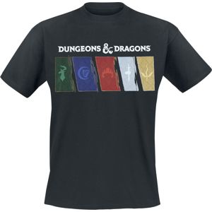 Dungeons and Dragons Vlajka tricko černá