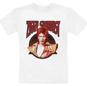 David Bowie Ziggy Stardust detské tricko bílá