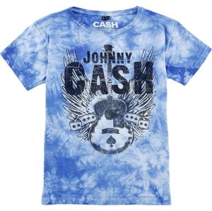 Johnny Cash Kids - Guitar And Wings detské tricko modrá