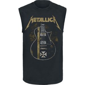 Metallica Hetfield Iron Cross Guitar Tank top černá