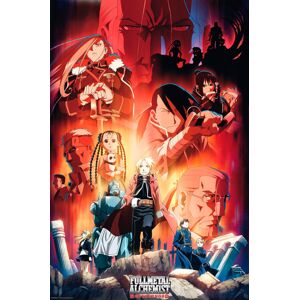 Fullmetal Alchemist Key Art plakát vícebarevný