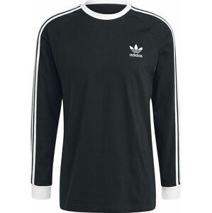 Adidas 3 Stripes LS T Tričko s dlouhým rukávem černá