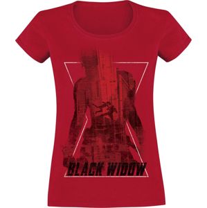 Black Widow Poster dívcí tricko červená