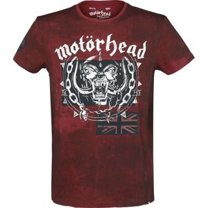 Motörhead EMP Signature Collection Tričko tmavě červená