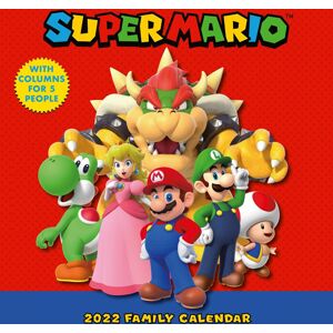 Super Mario Nástěnný kalendář 2022 Nástenný kalendář vícebarevný