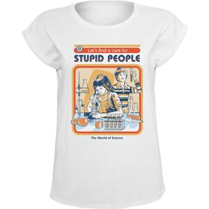 Steven Rhodes A Cure For Stupid People Dámské tričko bílá